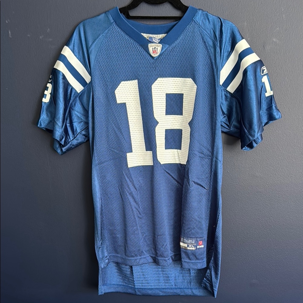Nike Men's Colts Blue Football Jersey — Manning
